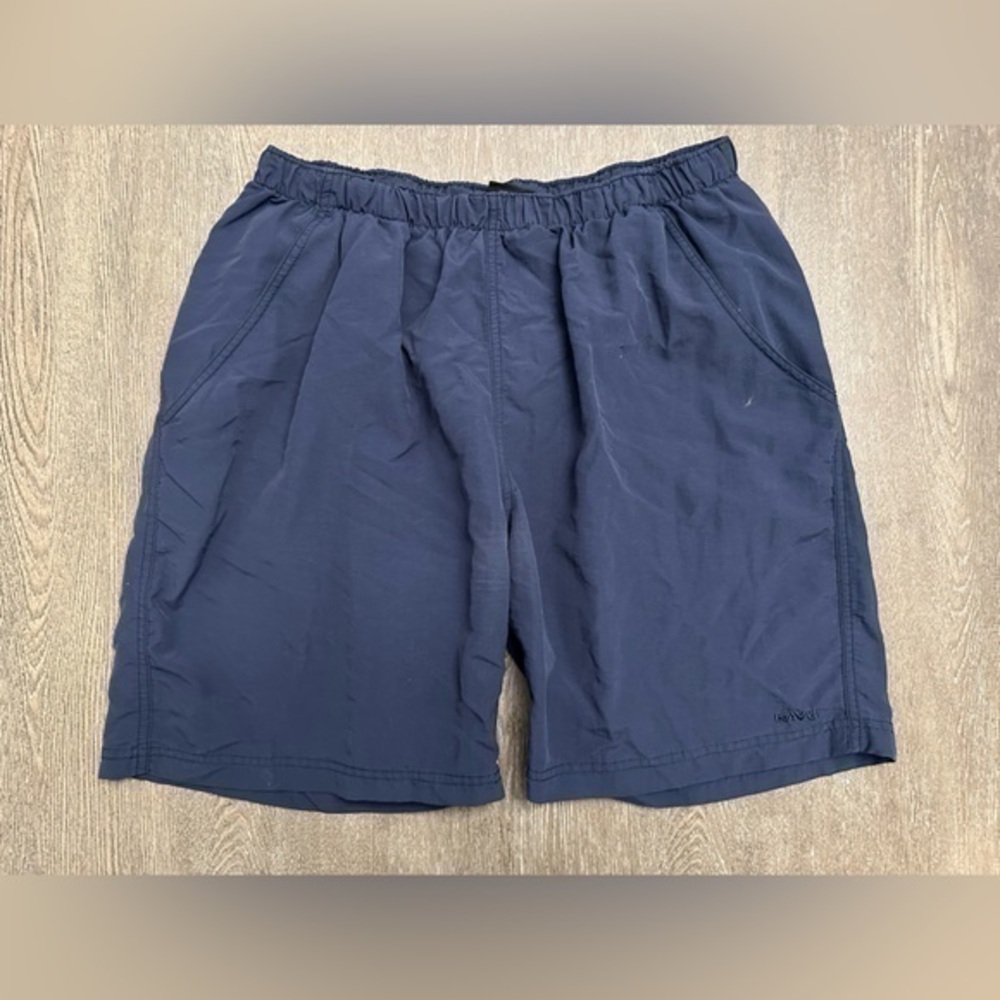 KAVU NAVY BLUE NYLONG SHORTS WITH BUILT IN BRIEFS - Size XL SKU:353